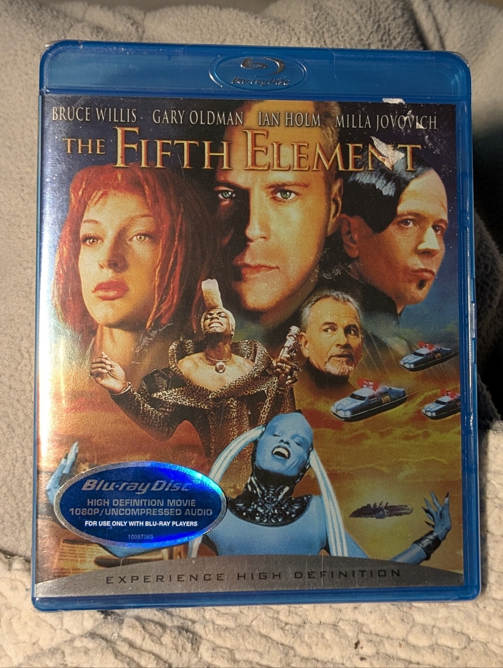 The Fifth Element Blu-ray Movie Case - Blue & White Spine